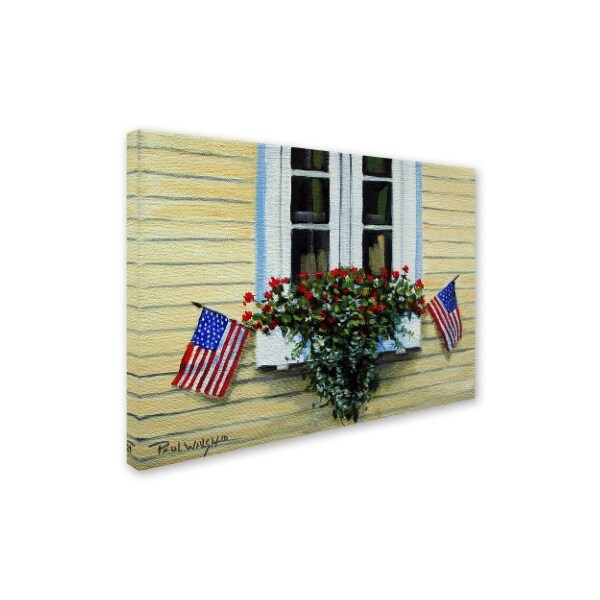 Paul Walsh 'July Flowers' Canvas Art,24x32